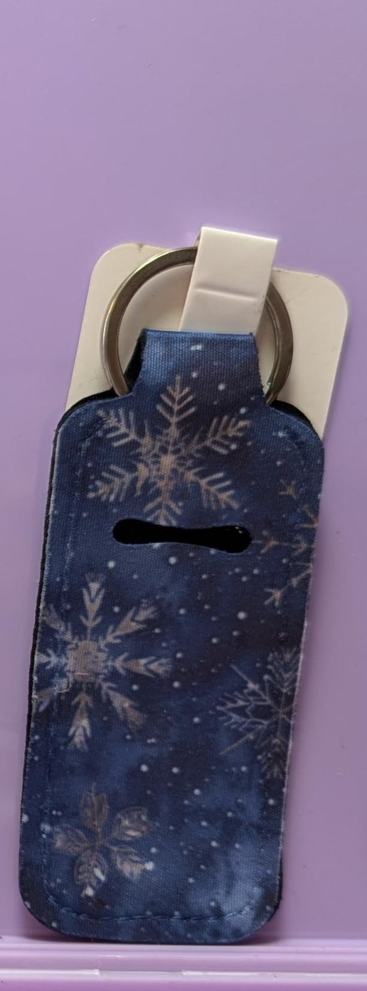 Neoprene Sublimated Chapstick Keychain