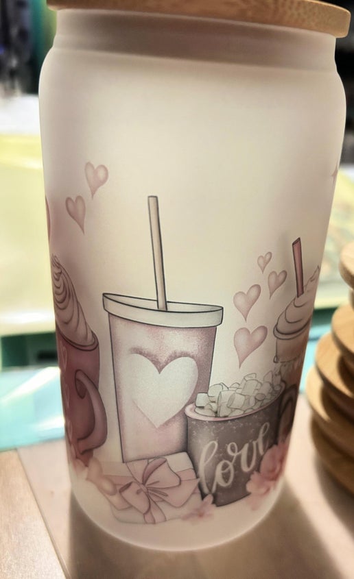 Sublimated Glass Tumblers 16 oz