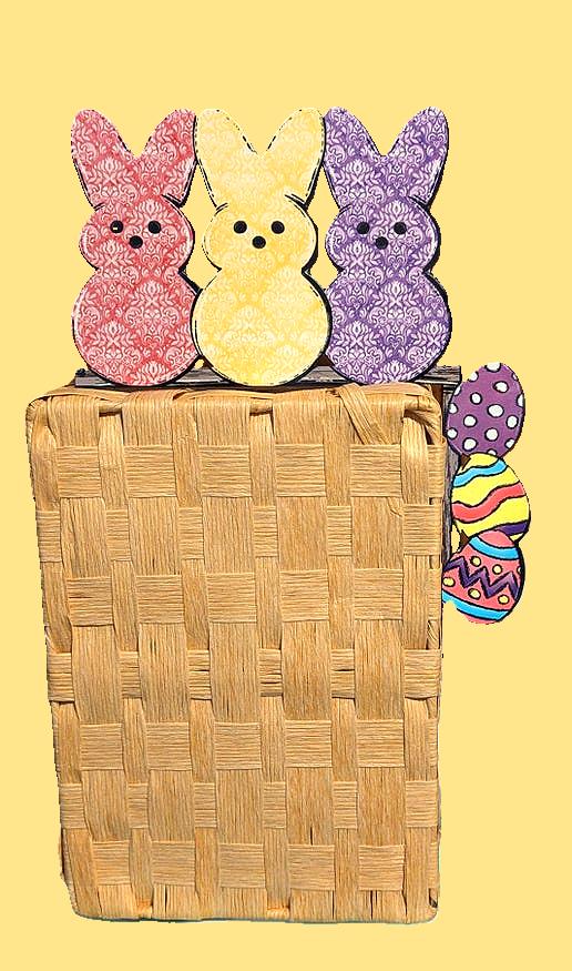 Triple Bunny Sublimated Corner Sitter