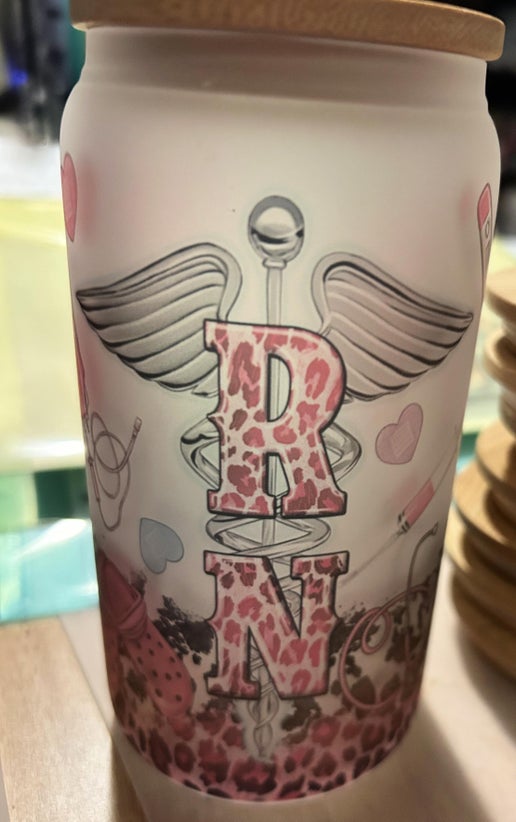 Sublimated Glass Tumblers 16 oz