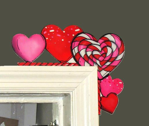 Hearts Shaped Sublimated Corner Sitter