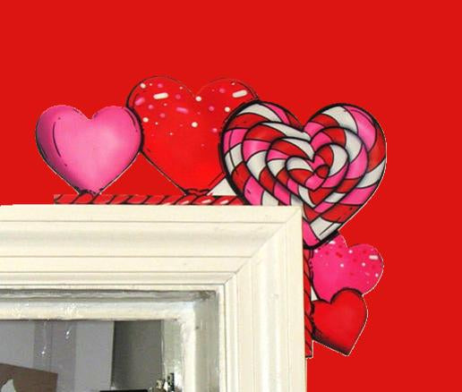 Hearts Shaped Sublimated Corner Sitter