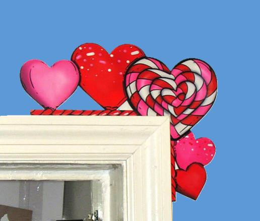 Hearts Shaped Sublimated Corner Sitter