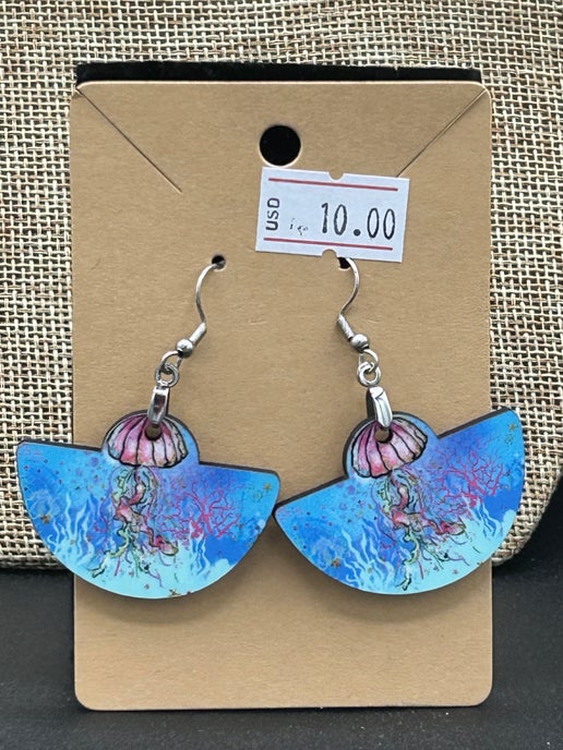 Boho Rounded Sublimated Earring