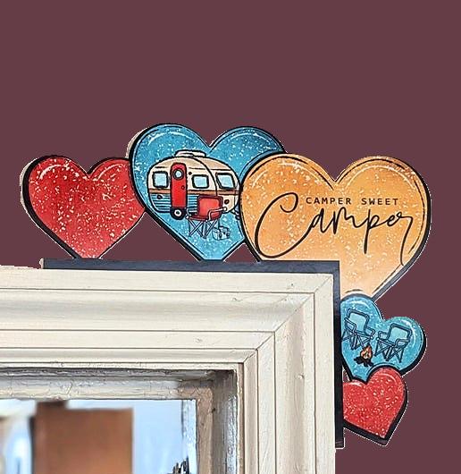 Hearts Shaped Sublimated Corner Sitter