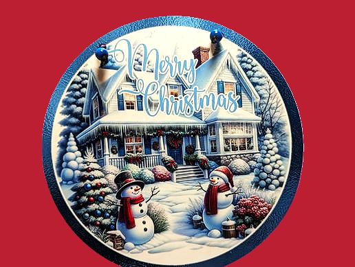 Round Sublimated Door Hanger