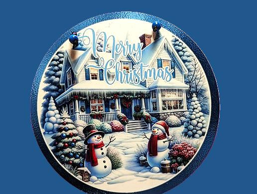 Round Sublimated Door Hanger