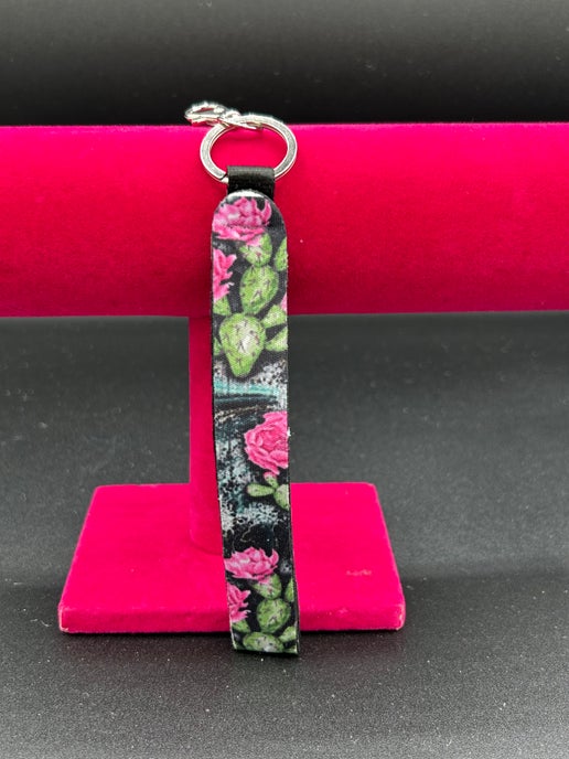 Neoprene Wristlet Sublimated Keychain