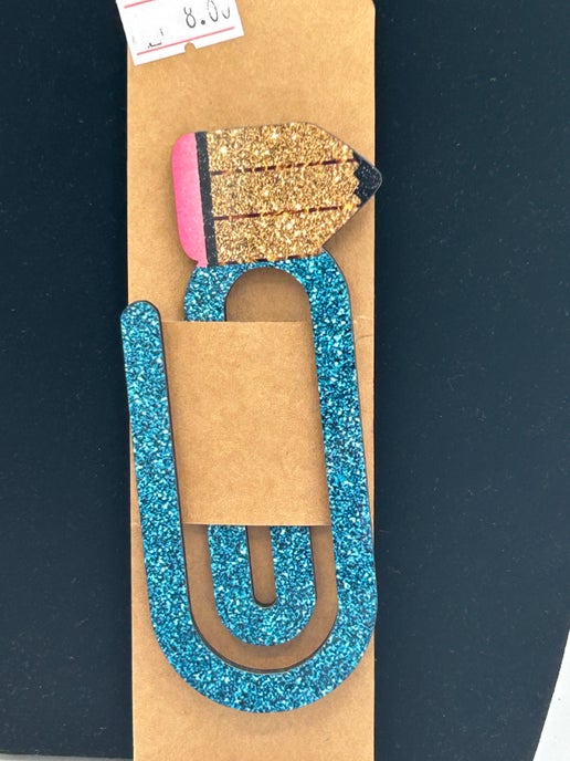 Pencil Shaped Sublimated Bookclip