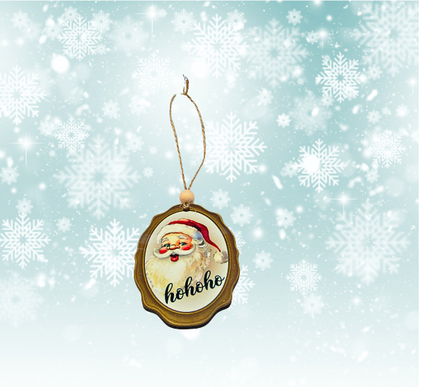 MSF- Oval Frame Shaped Sublimated Ornament