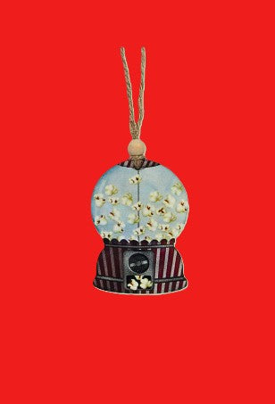 Snowglobe Shaped Sublimated Ornament