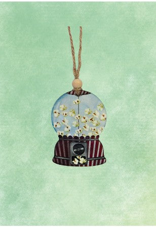 Snowglobe Shaped Sublimated Ornament