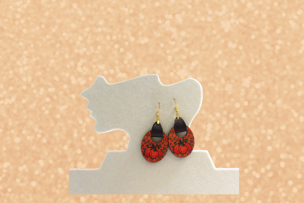 MDF- Boho Oval Sublimated Earrings 1.5 inch