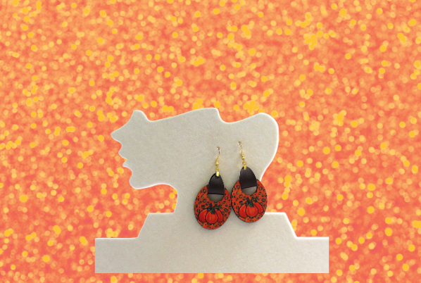 MDF- Boho Oval Sublimated Earrings 1.5 inch