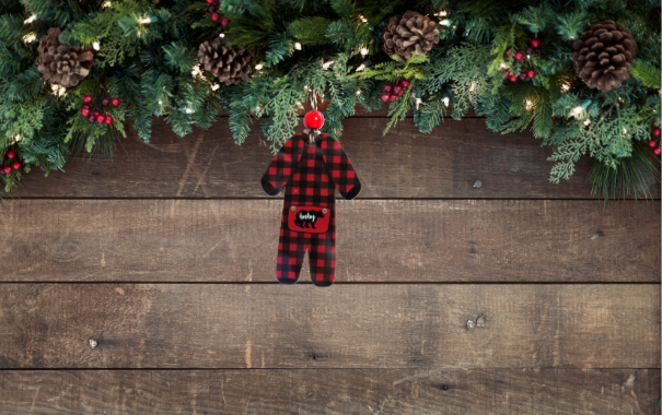 Baby Pajama Shaped Sublimated Ornament