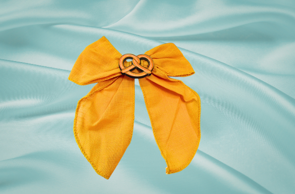 5" Girls Cotton Hair Bow with MDF Shaped Sublimated Center (MISC)