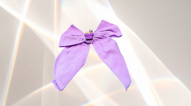 5" Girls Cotton Hair Bow with MDF Shaped Sublimated Center (Sandpail)