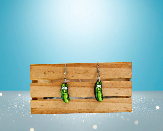 MDF-Pickle Shaped Sublimated Earrings 1 inch
