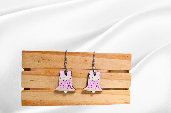 MDF-Bell Shaped Sublimated Earring 1 inch