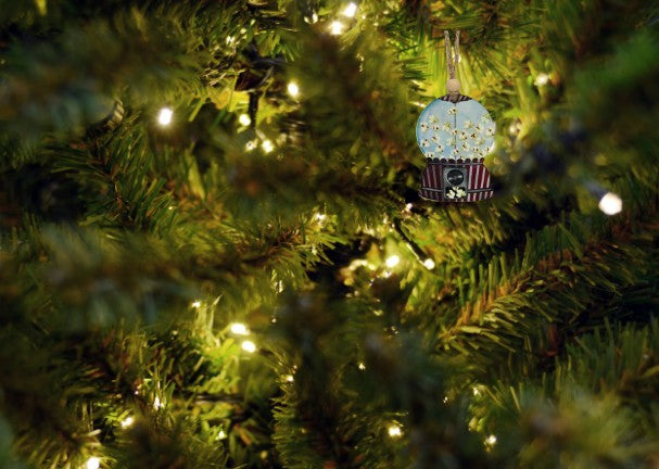 Snowglobe Shaped Sublimated Ornament