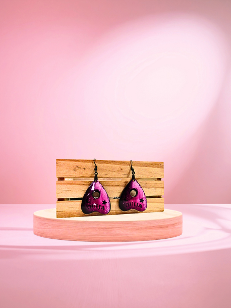 MDF-Planchette Shaped Sublimated Earring 1.5 inch