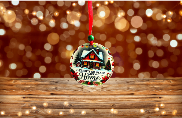 Round Shaped Sublimated Ornament