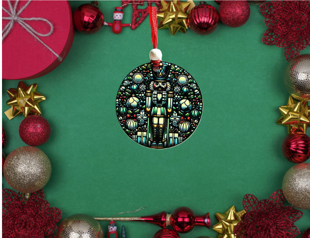Round Shaped Sublimated Ornament