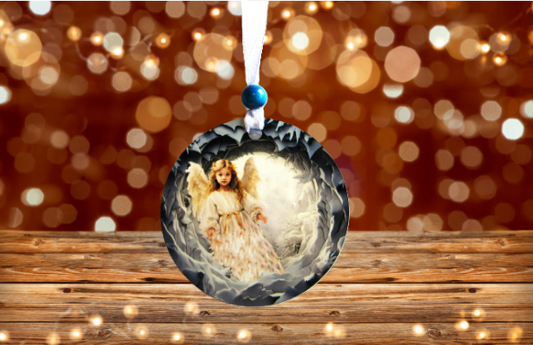 Round Shaped Sublimated Ornament
