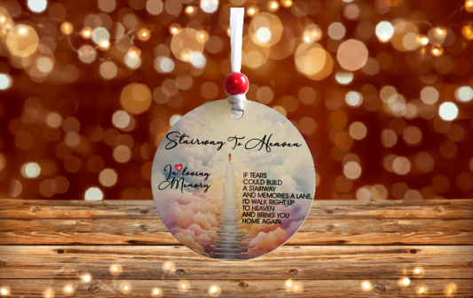 Round Shaped Sublimated Ornament
