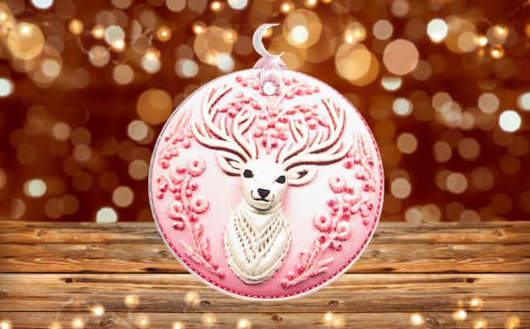 Round Shaped Sublimated Ornament