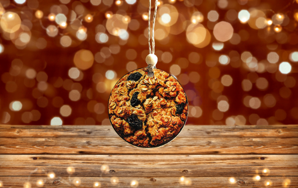 Round Shaped Sublimated Ornament