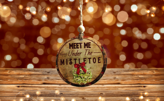 Round Shaped Sublimated Ornament