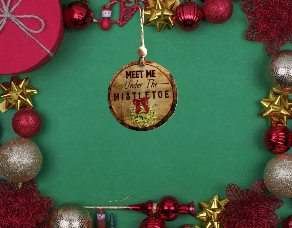 Round Shaped Sublimated Ornament