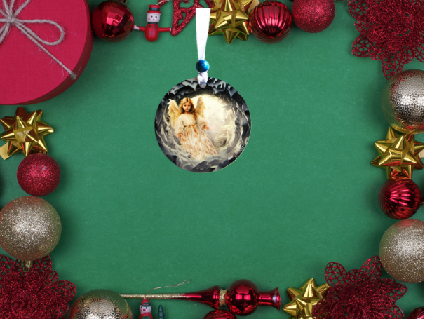 Round Shaped Sublimated Ornament
