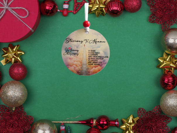 Round Shaped Sublimated Ornament