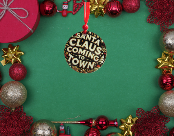 Round Shaped Sublimated Ornament