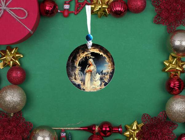 Round Shaped Sublimated Ornament