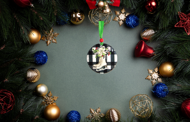 Round Shaped Sublimated Ornament