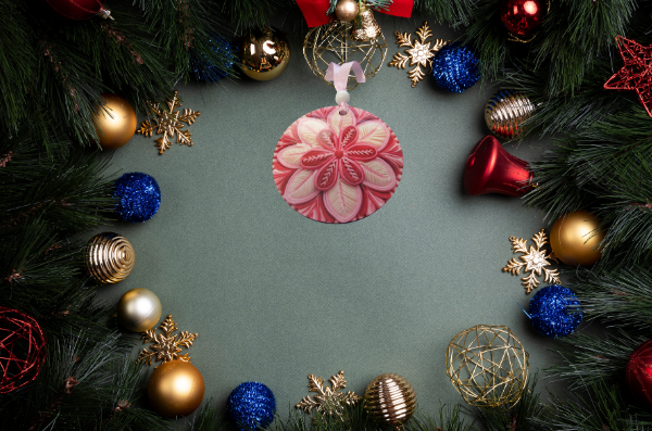 Round Shaped Sublimated Ornament
