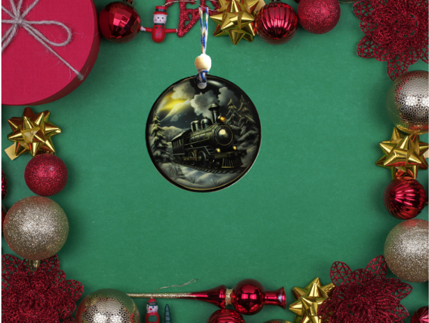 Round Shaped Sublimated Ornament