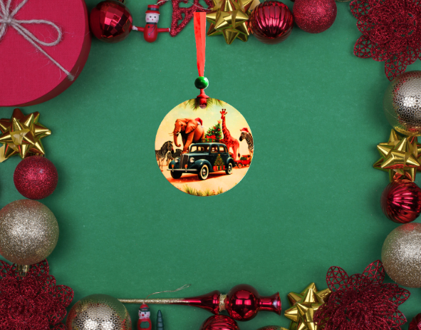 Round Shaped Sublimated Ornament