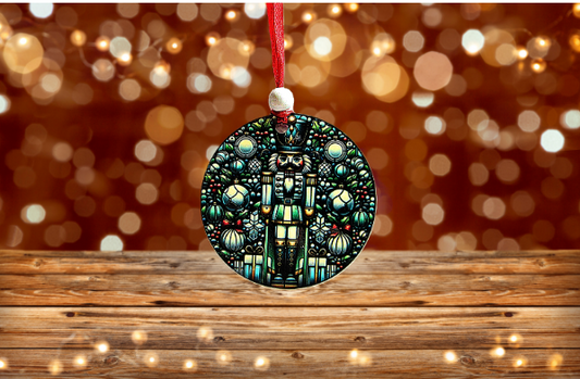 Round Shaped Sublimated Ornament