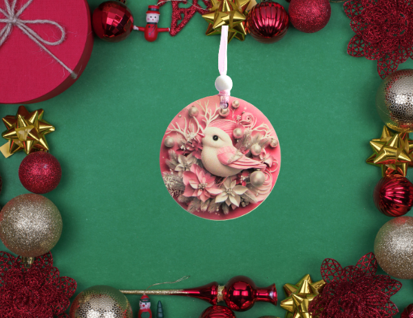 Round Shaped Sublimated Ornament