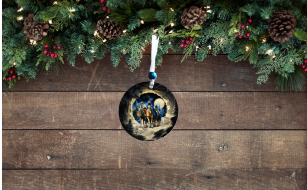 Round Shaped Sublimated Ornament