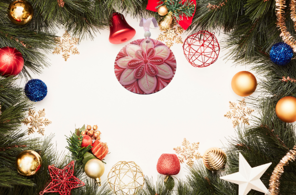 Round Shaped Sublimated Ornament