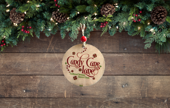 Round Shaped Sublimated Ornament