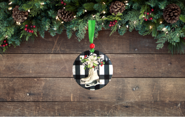 Round Shaped Sublimated Ornament