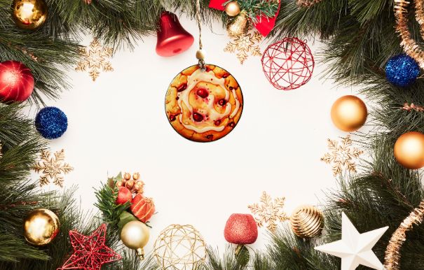 Round Shaped Sublimated Ornament