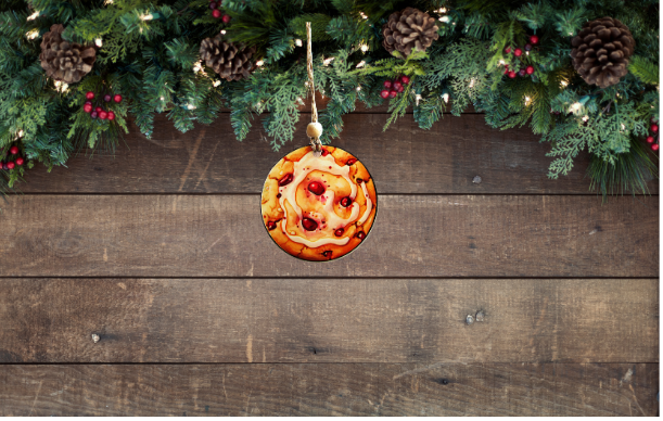 Round Shaped Sublimated Ornament