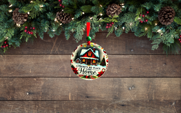 Round Shaped Sublimated Ornament